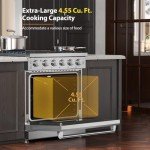 Empava 30" Gas Range with True Convection Oven