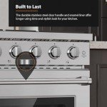 Empava 30" Gas Range with True Convection Oven