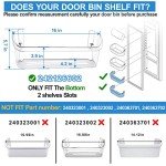 2 Pack Frigidaire Refrigerator Door Bin Shelves