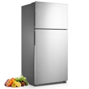 Techomey 30" Top Freezer Stainless Steel Refrigerator