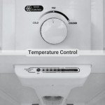 Techomey 30" Top Freezer Stainless Steel Refrigerator