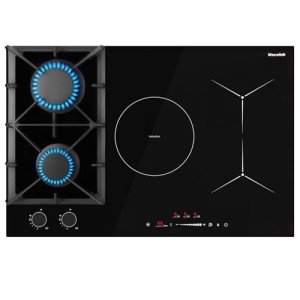 30-Inch Gas and Induction Combo Cooktop