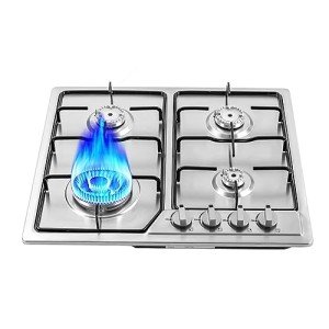 Stainless Steel 4-Burner Built-In Gas Cooktop