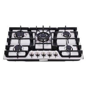 Henshar 30" Stainless Steel Gas Cooktop with 5 Burners