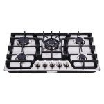 Henshar 30" Stainless Steel Gas Cooktop with 5 Burners