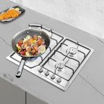 Stainless Steel 4-Burner Built-In Gas Cooktop