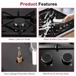 30-Inch Gas and Induction Combo Cooktop