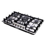 Henshar 30" Stainless Steel Gas Cooktop with 5 Burners