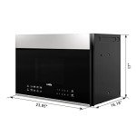 KoolMore 24" Stainless Steel Over-The-Range Microwave