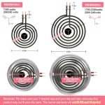 4 Pack Electric Range Burner Element Set