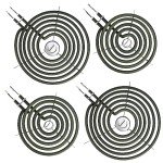 Electric Stove Burner Replacement Coils for GE (4-Pack)
