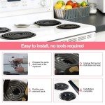4 Pack Electric Range Burner Element Set
