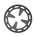 Gas Ring Reducer for Smaller Cookware, Black