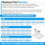 Electric Stove Burner Replacement Coils for GE (4-Pack)