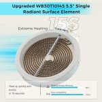 5.5" Electric Cooktop Surface Element by PANDEELS