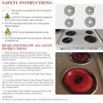 Electric Stove Burner Replacement Coils for GE (4-Pack)