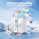 Electactic 1.1 Cu.ft Mini Upright Freezer – White
