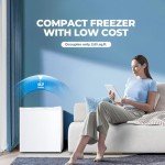 Electactic 1.1 Cu.ft Mini Upright Freezer – White