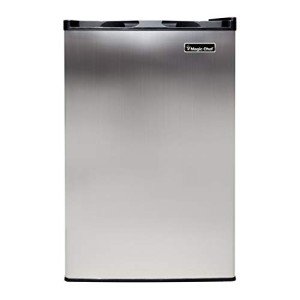 Magic Chef Compact Mini Freezer - Manual Defrost Silver