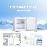 Electactic 1.1 Cu.ft Mini Upright Freezer – White