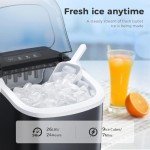 Portable Ice Maker Machine - 26Lbs/24H Capacity