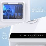 Compact Portable Dishwasher with Built-in Water Tank