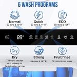 Compact Portable Dishwasher with Built-in Water Tank