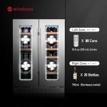 WINEBOSS 24" Dual Zone Wine & Beverage Cooler