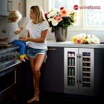 WINEBOSS 24" Dual Zone Wine & Beverage Cooler