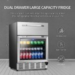 Karcassin 24-Inch Under Counter Stainless Steel Fridge