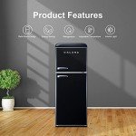 Galanz Retro Compact Refrigerator with Freezer, 4.6 Cu Ft