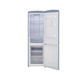 Sky Blue Retro Refrigerator with Bottom Freezer