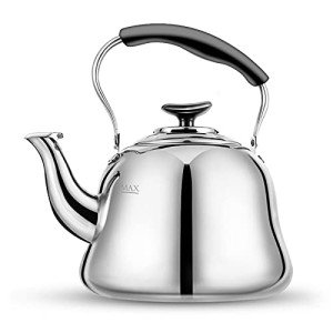 Stainless Steel Whistling Tea Kettle, 2 Liters
