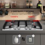 30" Gas Cooktop with 4 Efficient Burners
