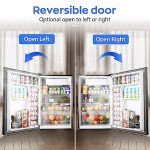 Upstreman 4.5 Cu.Ft Mini Fridge with Freezer