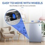 Upstreman 4.5 Cu.Ft Mini Fridge with Freezer