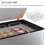 26.5 Cu. Ft. Chest Freezer with Adjustable Thermostat
