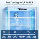 Coolski 24" Stainless Steel Beverage Refrigerator