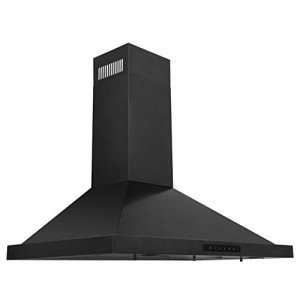 ZLINE 30" Convertible Wall Mount Range Hood - Black Stainless Steel