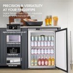 24-Inch Under Counter Outdoor Fridge with Stainless Steel Door