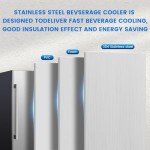 24" Outdoor Beverage Fridge for 190 Cans