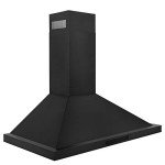 ZLINE 30" Convertible Wall Mount Range Hood - Black Stainless Steel