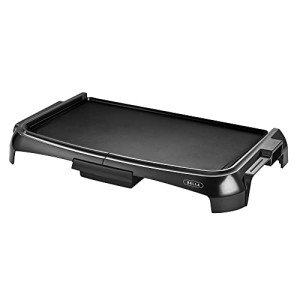 BELLA Smokeless Electric Griddle with Crumb Tray