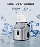 Ecozy Countertop Nugget Ice Maker - 33 lbs/day