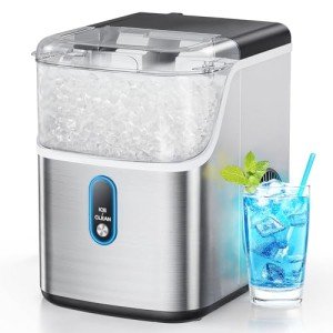 HOMEZAY Nugget Ice Maker for Home and Office