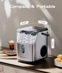 Ecozy Countertop Nugget Ice Maker - 33 lbs/day