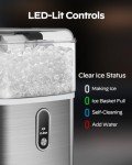 HOMEZAY Nugget Ice Maker for Home and Office