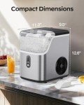 HOMEZAY Nugget Ice Maker for Home and Office