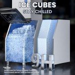 450lbs Commercial Ice Maker with 360lb Storage