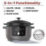 Instant Electric 6-Quart Round Dutch Oven